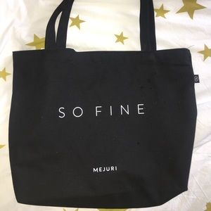 🆕 Mejuri large black tote bag